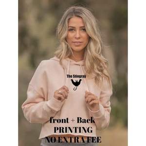 2025 femmes léger Afx64crp personnalisé conçu multicolore sweats à capuche courts sweats promotionnels - Product Image 5