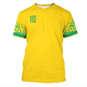 บริการ OEM ชุดทีมฟุตบอลสั่งทำพิเศษ พิมพ์ลายแบบ Sublimation ผ้าโพลีเอสเตอร์ 100% ระบายเหงื่อ แห้งเร็ว ระบายอากาศได้ดี เหมาะสำหรับการฝึกซ้อม - Product Image 1