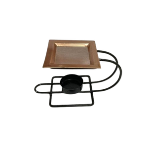 เตาเผากำยานแบบมีฝาปิด รุ่น AGM-0085-F วัสดุทองแดง ยี่ห้อ AG Metal Exports สำหรับบ้านและสำนักงาน ใช้กับบัคฮูร์ เป็นมิตรต่อสิ่งแวดล้อม ทำด้วยมือ - Product Image 6