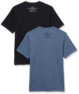 Wholesale Custom Men <b>T</b> <b>Shirts</b> Breathable Summer Fashionable streetwear <b>t</b> <b>shirts</b> plain dyed blue <b>black</b> regular fit casual <b>t</b> <b>shirt</b> - Product Image 2