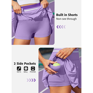 Women’s Sleeveless Tank and Skort Set for Pickleball Pickleball Clothing Set for Women Tank Top with Skort - Product Image 3