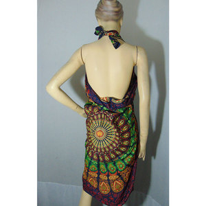 Pareos de Diseño Moderno, Ropa de Playa de Moda para Mujer, Sarong de Rayón Suave Estampado Personalizado de Alta Calidad, 70x45 Pulgadas, Algodón y Seda - Product Image 2