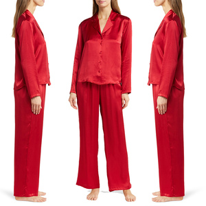 ชุดนอนผ้าซาตินคุณภาพดีหรูหรา น่ารัก ไซส์ใหญ่ สำหรับวันวาเลนไทน์ สำหรับผู้หญิง - Product Image 4