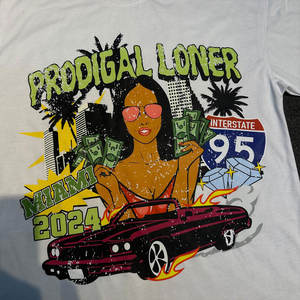 Camiseta de Alta Calidad, Nuevo Estilo, Diseño de Moda, 100% Algodón, Estilo Urbano, Corte Holgado, Personalizada, Tejida, Ecológica, de Secado Rápido - Product Image 3