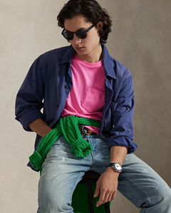 เสื้อยืดคอกลมสีชมพูพรีเมียม ผ้าฝ้าย ยูนิเซ็กซ์ มีกระเป๋าเสื้อ เนื้อผ้านุ่ม ระบายอากาศดี สวมใส่สบาย เหมาะสำหรับฤดูร้อน แขนสั้น สำหรับผู้ชายและผู้หญิง - Product Image 5