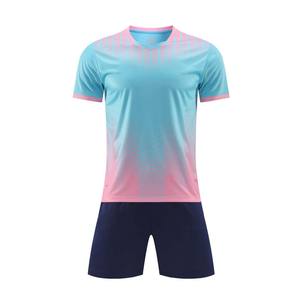 Nuevo Diseño OEM, Jersey de Fútbol Sublimado de Manga Corta para Hombre, Conjuntos con Logotipo del Equipo, Uniforme de Fútbol Transpirable - Product Image 4