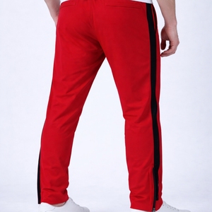 Pantalones Deportivos de Lona de Primera Calidad para Hombre, con Franja Lateral, Transpirables, de Secado Rápido, Cintura Elástica con Cordón Ajustable, para Entrenamiento y Gimnasio - Product Image 2