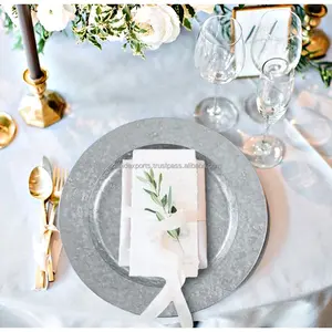 ถาดโลหะทำมือสำหรับตกแต่ง ถาดวางของตกแต่งทางเข้า งานฝีมือไม้ ดีไซน์ทันสมัยอเนกประสงค์ ของขวัญคริสต์มาส ซาฮิด เอ็กซ์พอร์ต - Product Image 3