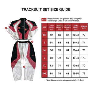 Women <b>Retro</b> Colorblock <b>Tracksuit</b> Set | Custom 2 Piece Windbreaker Jacket & Jogger Pants | OEM Sportswear Manufacturer - Product Image 5