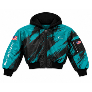 Chaqueta Bomber para Hombre OEM, Chaqueta de Piloto con Cierre en la Manga, Forro de Poliéster, Puños Acanalados, Personalizable al por Mayor - Product Image 1