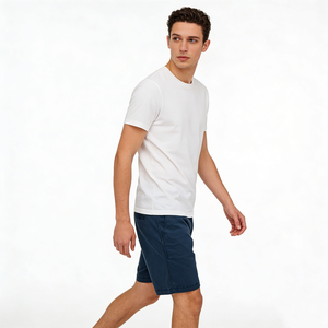 Pantalones Cortos Bermuda Chino para Hombre, Diseño Personalizado, Ecológicos, Estampado de Margaritas, Logotipo, Ligeros, Secado Rápido, Anti-UV, Transpirables, Casuales, para Trabajo - Product Image 1