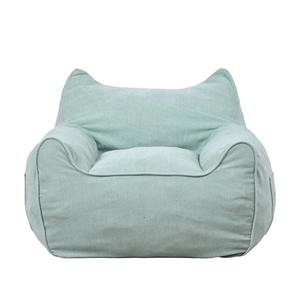 Fauteuil pouf inclinable moderne avec mousse compressée douce, housse amovible, canapé de sol une place pour adultes - Product Image 3