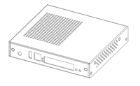 BL-N905-BLK NOAH3B/5B Unidad Montable en Pared/DIN, Carcasa para Dispositivo de Red sin Ventilador, Chasis Pequeño de 176*156*36mm con HDMI, SIM, 3 Puertos RJ45