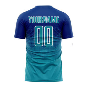 Maillot de football de qualité supérieure, coupe classique, vêtements de sport, séchage rapide, respirant, manches courtes, pour hommes - Product Image 3