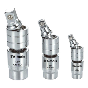 ข้อต่ออเนกประสงค์แบบ 3 ทาง (1/4"Dr.) ผิวโครเมียมด้าน - Product Image 1