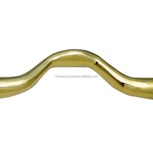 MH Professional Mors de cheval en laiton à anneau fixe et embout hautement courbé, équipement d'entraînement pour chevaux, mors de fabricant - Product Image 4