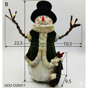 Luz Solar de Muñeco de Nieve Navideño - Product Image 6