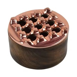 Top Selling Stand Style Cigarette <b>Ashtray</b> For Office Livingroom Table Top Ash Containing Use Metal <b>Ashtray</b> & Container - Product Image 5