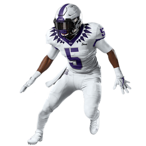 Uniformes de Fútbol Americano Personalizados y Transpirables para Hombres Adultos - Nombre de Marca Personalizado del Equipo de Fútbol de Chicago - Product Image 3