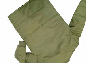 Veste d'hiver rembourrée pour homme de la marque Kadia, couleur vert olive, avec logo personnalisé, fermeture éclair - Product Image 3