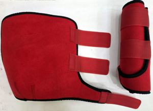 Botas Protectoras para Caballos de Alta Calidad y Durabilidad, con Cepillos para Espolones Modernos, Protección Ajustable para las Patas con Herraduras de Alta Calidad - Product Image 2