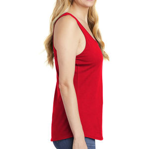 Camisetas sin mangas personalizadas de alta calidad para mujer, transpirables, 100% algodón, de punto, de secado rápido. - Product Image 2