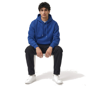 Sudadera con capucha premium para hombre, personalizada, de algodón grueso, estilo casual, para marcas de ropa de etiqueta privada - Product Image 4