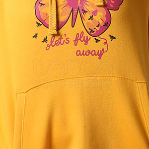 Sweat-shirt à capuche personnalisé pour femme avec logo et lettres imprimées, design à empiècements, vêtement de mode streetwear professionnel, nouveau style 2026 - Product Image 3