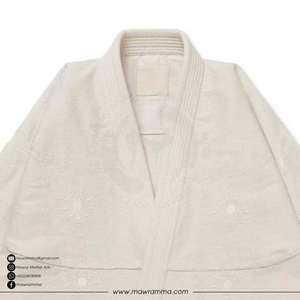 ชุดฝึกการต่อสู้ของผู้ชายชุดกิโมโนติดอาวุธ BJJ GI คอตตอน100% ไข่มุกแท้แบบมืออาชีพโลโก้ตามสั่ง - Product Image 2