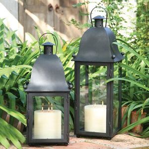 Farol de Hierro Premium para Velas, Decoración Colgante Vintage, Resistente a la Intemperie, para Jardín, Patio, Eventos, Colección - Product Image 1