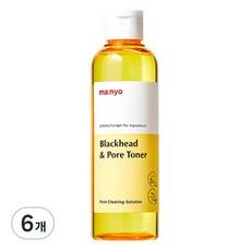 Toner Manyo Factory 210ml in Forma Liquida, Soluzione Sconto per Punti Neri e Pori Dilatati per Pelle Grassa, Confezione da 6 - Product Image 1