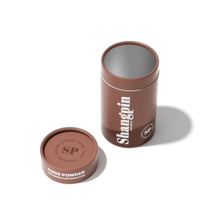 Eco-Friendly Composite <b>Canister</b> with Tin Lid Food Grade Kraft Paper Tube Custom Print for <b>Tea</b> Coffee Brands - Product Image 5