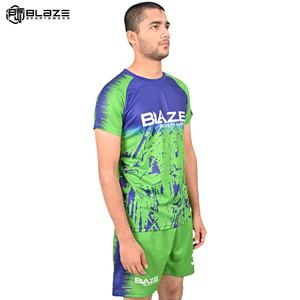 Ensemble de maillots de football personnalisés pour hommes Vêtements de sport à séchage rapide avec impression du nom Chemises de costume de football français Maillot de football - Product Image 1