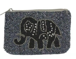 Porte-monnaie d'été perlé style preppy Crystal Craft, pochette vintage pour femme, portefeuille de mode fait main avec broderies, chaînes, fleurs et lettres - Product Image 1