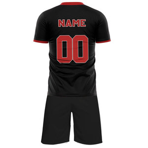 Custom Striped Soccer Jersey Sublimation Printing Football Shirt Moisture-Wicking Team Sports Uniform Wholesale For <b>Men's</b> - Product Image 5