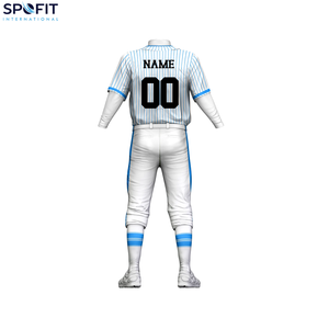 Uniforme de Béisbol Personalizado, Pantalones y Camiseta Transpirables con Estampado por Transferencia de Calor, Cintura Elástica, Cuello en V, Ligero, de Secado Rápido, para Equipos - Product Image 3