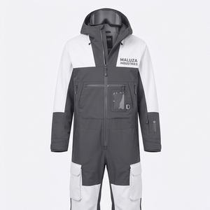 Combinaison de sport d'hiver imperméable, coupe-vent et respirante MALUZA INDUSTRIES High Tech Outdoor, 10 000 mm, à capuche, pour homme - Product Image 1
