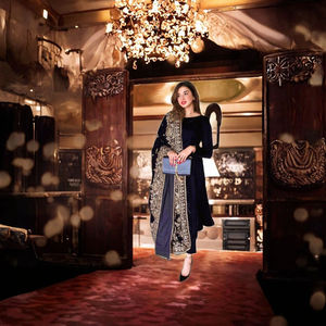 Luxury Designer Traditional Indian & Pakistani Faux <b>Fur</b> Women's Salwar Suit with Embroidery Dupatta Party Wear In-Stock - Product Image 3