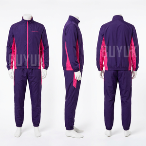 Men's Black <b>Rainbow</b> Tracksuit Set Full Sleeve Zipper Stand Collar Sporty Regular Fit Polyester Autumn Wear Side Pockets - Product Image 6