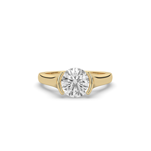 <b>Unique</b> 2.04Ct Round Brilliant Lab Grown Diamond Ring 925 Silver Lightweight Daily Wear Jewelry Elegant Anniversary <b>Gift</b> <b>Her</b> - Product Image 6