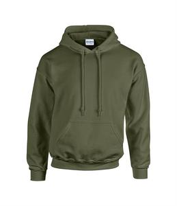 Sweat-shirt personnalisé pour homme, vert olive, col rond, coupe classique, 100% coton, pull décontracté avec poche avant, motif lettres, vêtements d'hiver - Product Image 1