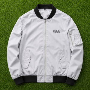 Custom Mens Lightweight Windbreaker Bomber <b>Jacket</b> Slim Fit Casual Varsity Flight <b>Pilot</b> <b>Jacket</b> Wholesale Spring Autumn Outerwear - Product Image 2