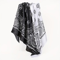 Pañuelo Bandana Cuadrado Pequeño Personalizado con Estampado Digital y Bloques de Color, de Secado Rápido, para las Cuatro Estaciones, con Logotipo, para Cubrir la Cabeza