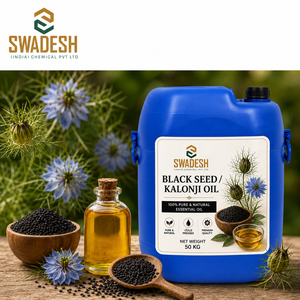 Aceite de Semillas Negras Orgánico |   Aceite de Nigella Sativa 100% Puro y Natural |   Exportación a granel de aceite prensado en frío - Product Image 1