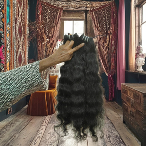 Vendeur de cheveux humains vierges de vison non transformés, extension de cheveux crus Remy, vente en gros de paquets de cheveux humains vierges à double trame - Product Image 1