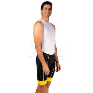 Shorts de cyclisme pour hommes, style compression athlétique, en Spandex/Polyester, confortables, respirants et ajustés pour le cyclisme sur route et les activités sportives. - Product Image 3