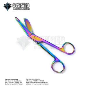 Forbici fasciatura Lister rivestite arcobaleno 14cm