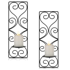 Bougeoirs fixés au mur en métal Artistic Deign Wall Éclairage décoratif Bougie Light Stands Votive Holder Vente chaude - Product Image 5