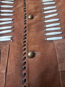 เสื้อแจ็คเก็ตหนังวัวสไตล์คาวบอยและคาวเกิร์ลสุดคลาสสิกสำหรับแฟชั่นแนวสตรีท - Product Image 6