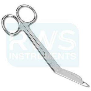 Ciseaux à bandages RWS Instruments Knowles, conception excentrique pour bandages de doigts, instruments chirurgicaux manuels en acier, certifiés CE Classe II - Product Image 4